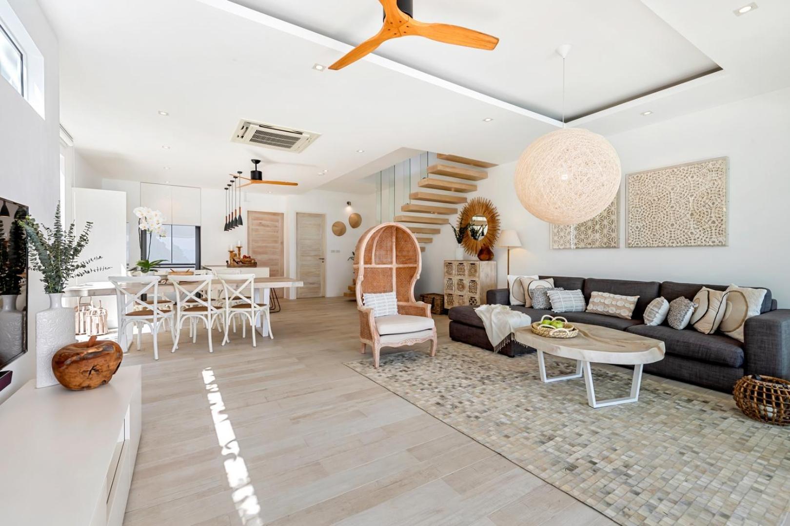 Beachside - Cara - 3 Bdr 1 Bdr At Sunset Cove Bay With Sea And Mountain Views, 100 Meters To The Swimming * Amphoe Koksamui