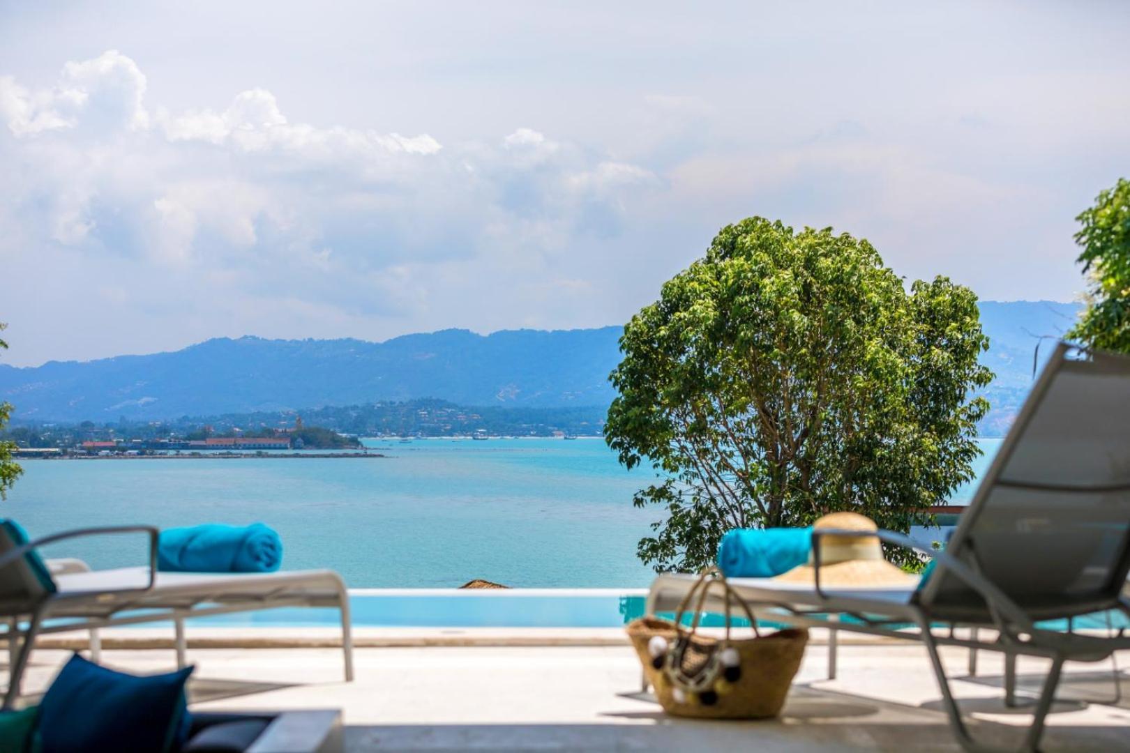 Beachside - Cara - 3 Bdr 1 Bdr At Sunset Cove Bay With Sea And Mountain Views, 100 Meters To The Swimming * Amphoe Koksamui